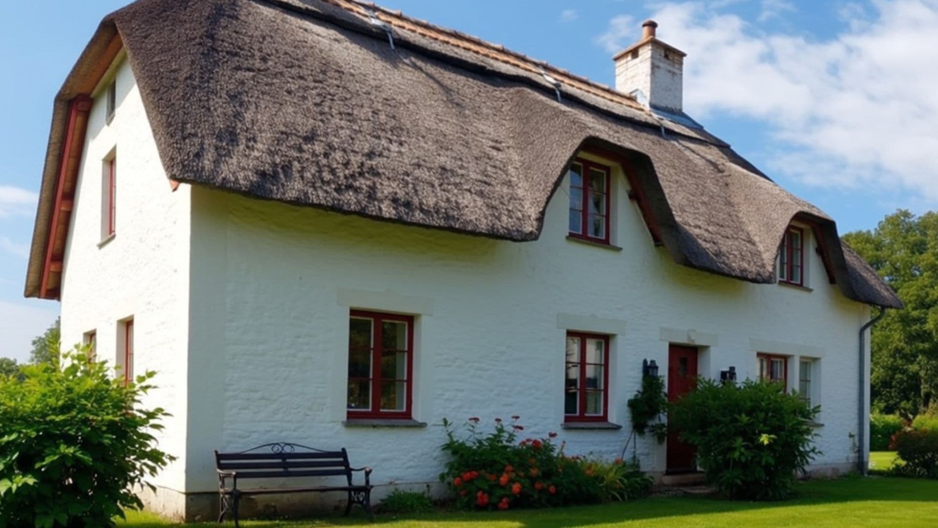 Natural Thatch Installation